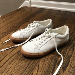 Madewell white and gumsole sneakers
